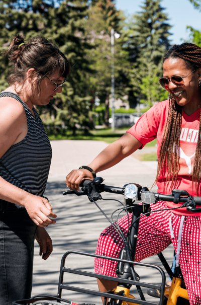 Essai de vélo-cargo dans Ahuntsic